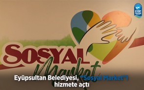 "Sosyal Market"'i Hizmete Açıldı