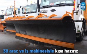 Özel aparatlı araçlarla kışa hazırız Özel aparatlı araçlarla kışa hazırız
