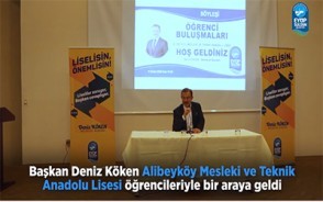 Liseliler sordu, Başkan Deniz Köken cevapladı