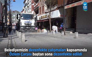 Özlem Çarşısı Ekiplerimiz Tarafından Baştan Sona Dezenfekte Edildi Özlem Çarşısı Ekiplerimiz Tarafından Baştan Sona Dezenfekte Edildi
