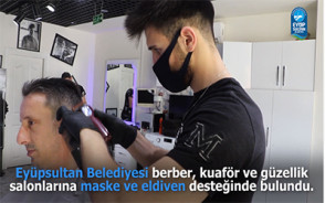 Kuaförlere Malzeme Desteği