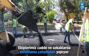 Ekiplerimiz Çırçır Mahallesi Güngören Sokak'ta asfaltlama çalışması yaptılar