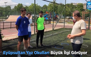 Eyüpsultan Yaz Okulları Büyük İlgi Görüyor Eyüpsultan Yaz Okulları Büyük İlgi Görüyor
