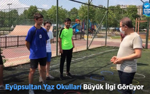 Eyüpsultan Yaz Okulları Büyük İlgi Görüyor