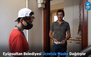 Eyüpsultan Belediyesi Ücretsiz Maske Dağıtıyor Eyüpsultan Belediyesi Ücretsiz Maske Dağıtıyor