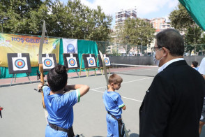 Yaz Spor Okulları'nda okçuluk turnuvası Yaz Spor Okulları'nda okçuluk turnuvası