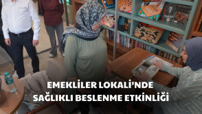 Emekliler Lokali Hafıza Kafe'de sağlıklı beslenme üzerine bilgilendirici etkinlik gerçekleştirdik