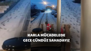 Komşularımızın güvenliği için gece gündüz çalışıyoruz
