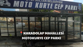  Motokuryelerimiz için güvenli bir mola noktası oluşturduk.